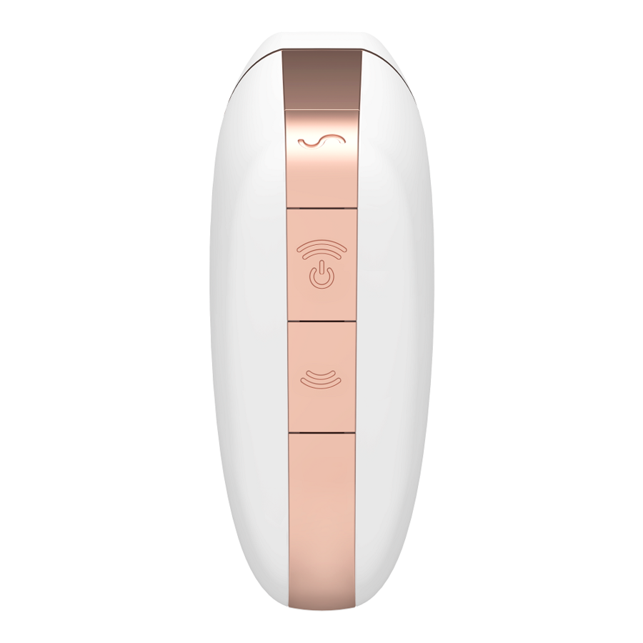 Succhia Clitoride Vibrante Satisfyer Love Triangle — Bianco