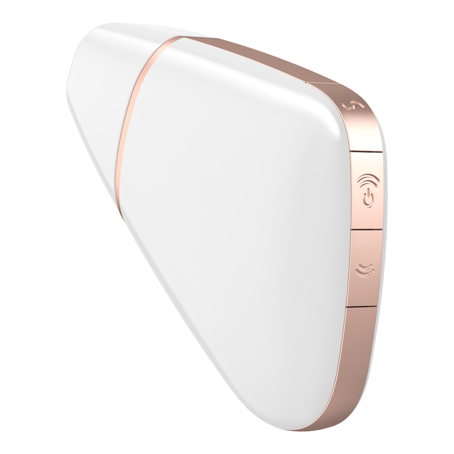 Succhia Clitoride Vibrante Satisfyer Love Triangle — Bianco