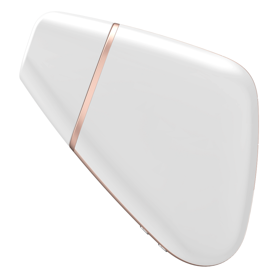 Succhia Clitoride Vibrante Satisfyer Love Triangle — Bianco