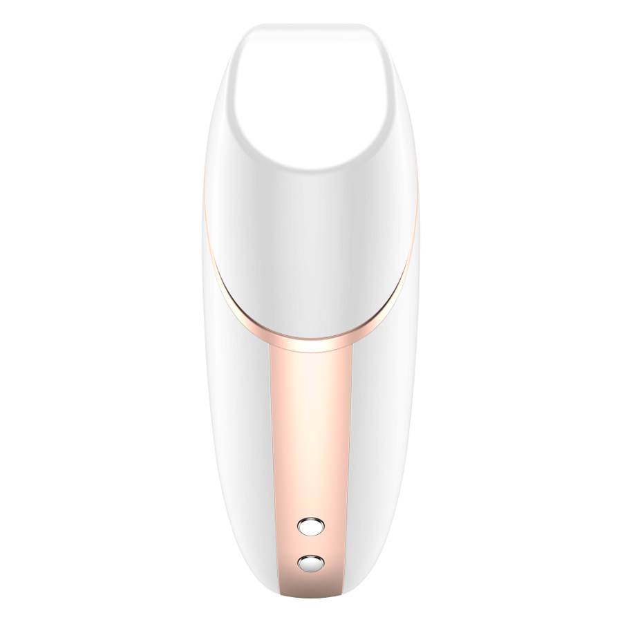 Succhia Clitoride Vibrante Satisfyer Love Triangle — Bianco