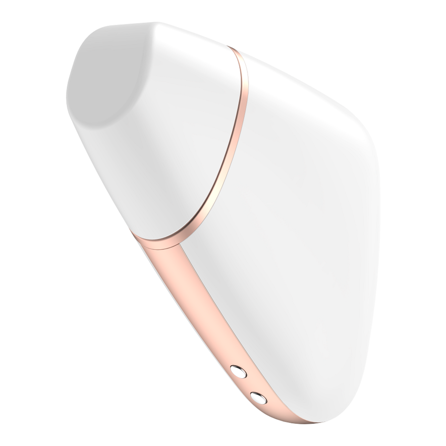 Succhia Clitoride Vibrante Satisfyer Love Triangle — Bianco