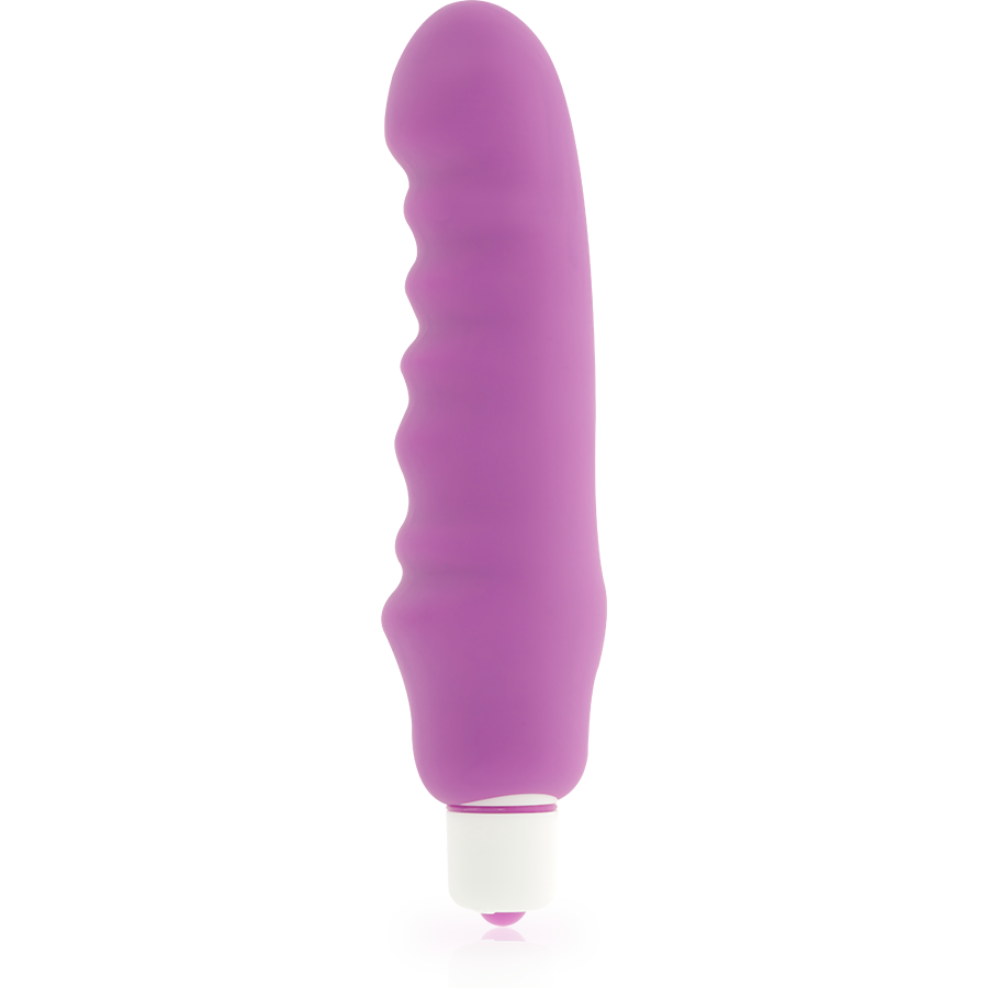 Vibratore Classico Dolce Vita Genius Purple — Silicone, 15 cm