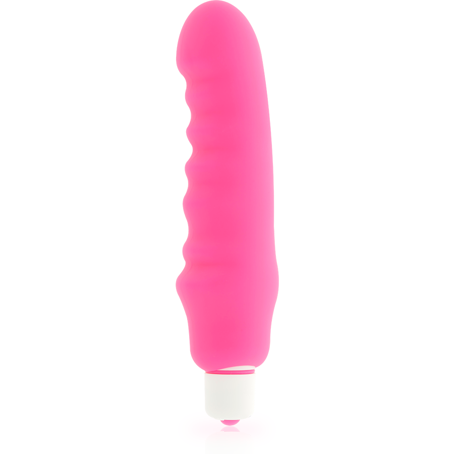 Vibratore Classico Dolce Vita Genius Pink — Silicone, 15 cm