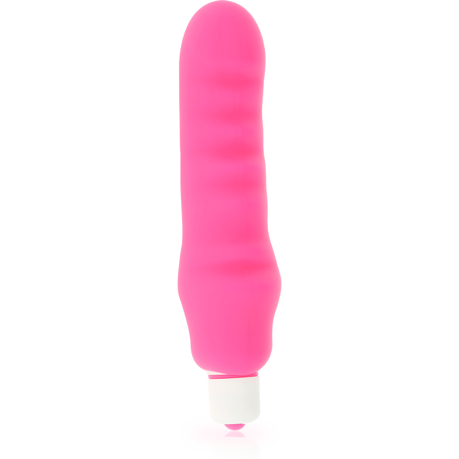 Vibratore Classico Dolce Vita Genius Pink — Silicone, 15 cm