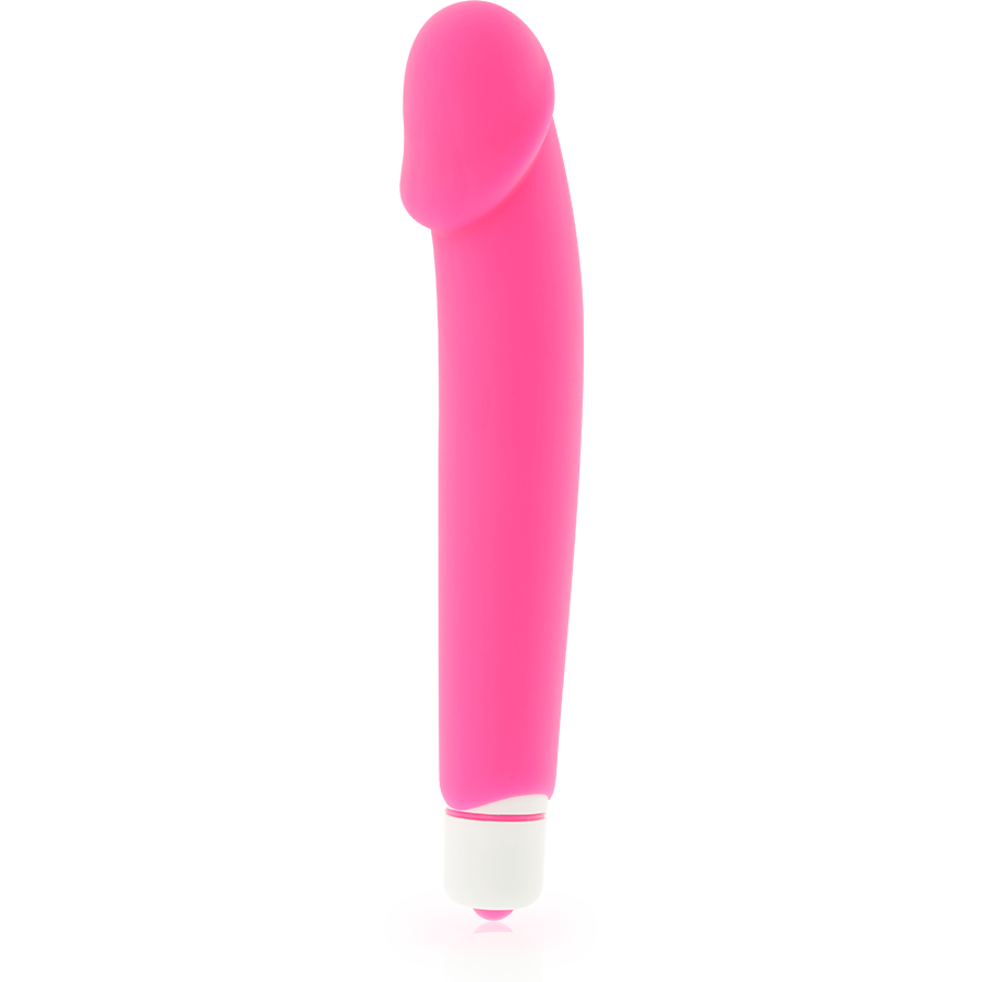 Vibratore Classico Dolce Vita Realistic — Silicone Rosa 15 cm
