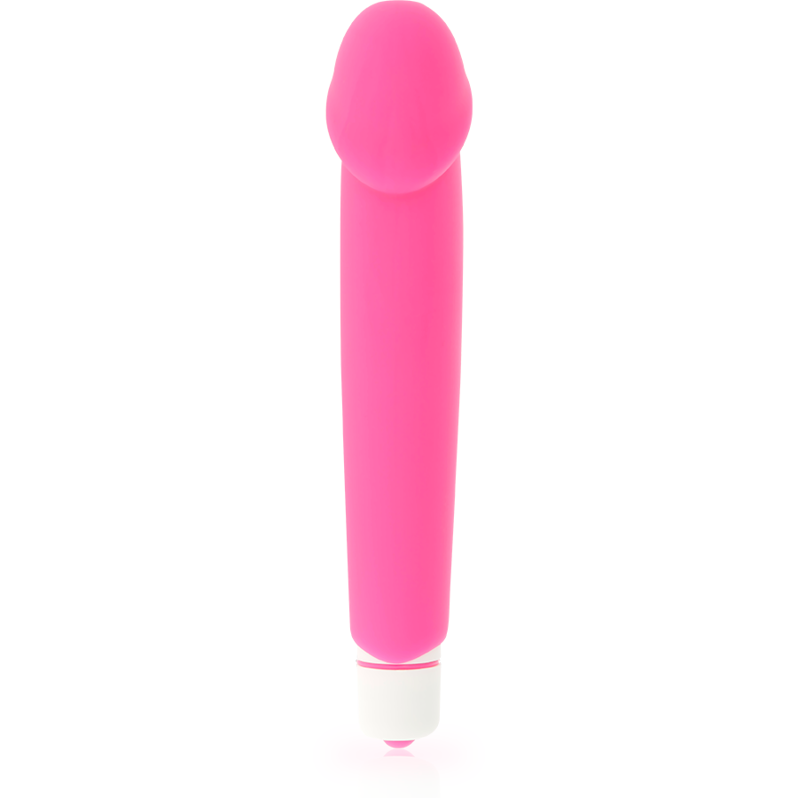 Vibratore Classico Dolce Vita Realistic — Silicone Rosa 15 cm