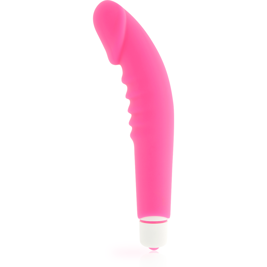 Vibratore Classico in Silicone Dolce Vita Realistic Pleasure — Rosa