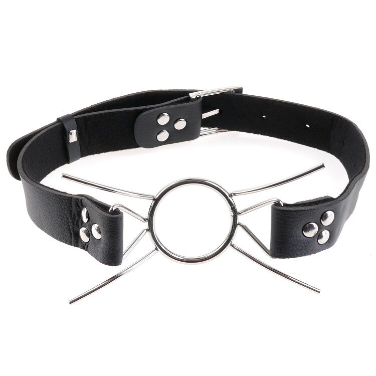 Bavaglio Spider Gag BDSM Fetish Fantasy Extreme — Anello Metallo