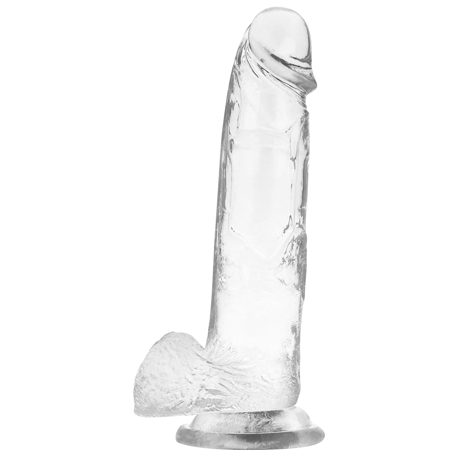 Dildo Trasparente con Sfere X Ray Clear — 22 cm