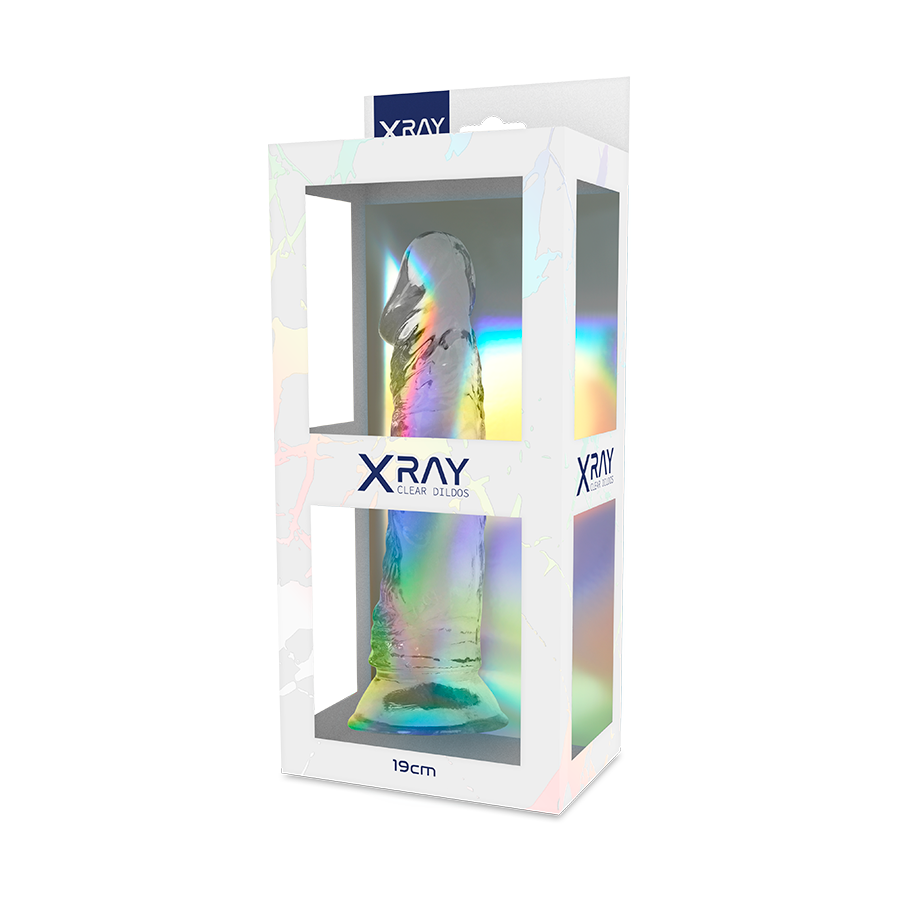 Dildo Trasparente X Ray Clear — Jelly, 19 cm
