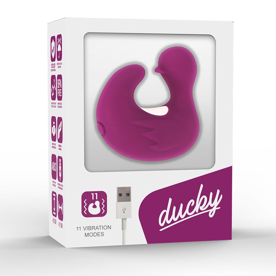 Stimolatore Clitoride Ditale Coverme Duckymania — Silicone