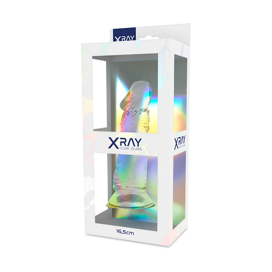 Dildo Realistico Trasparente X Ray Clear — Jelly Morbido