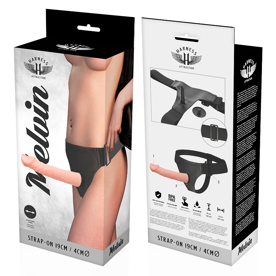 Imbracatura Strapless Harness Attraction Melvin — 19 cm