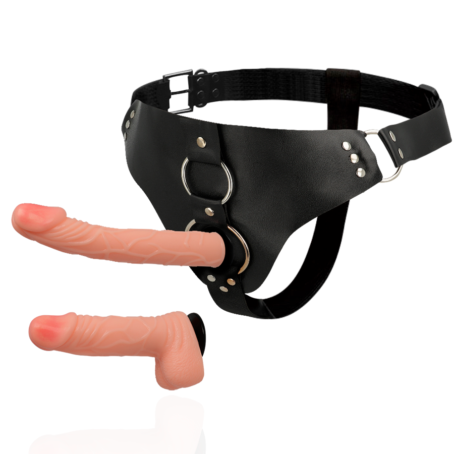 Imbracatura Strapless con Dildo Harness Attraction Murdock — 19,8+15 cm