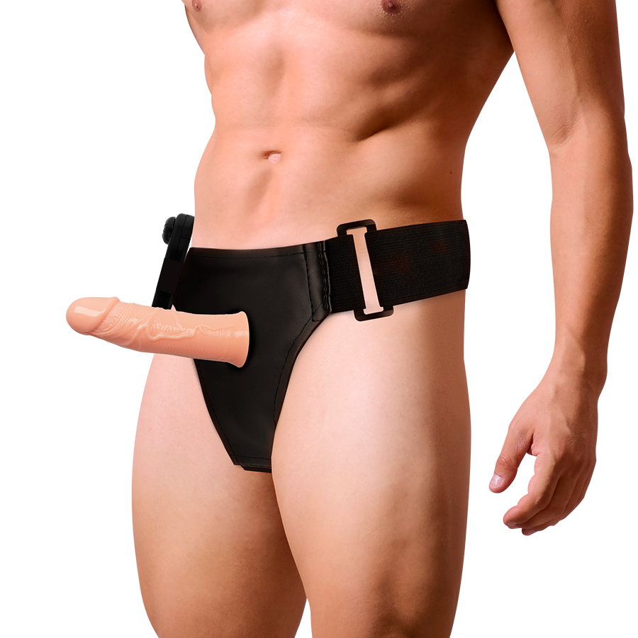 Guaina Fallica con Imbracatura Harness Attraction Gregory — 16.5 cm