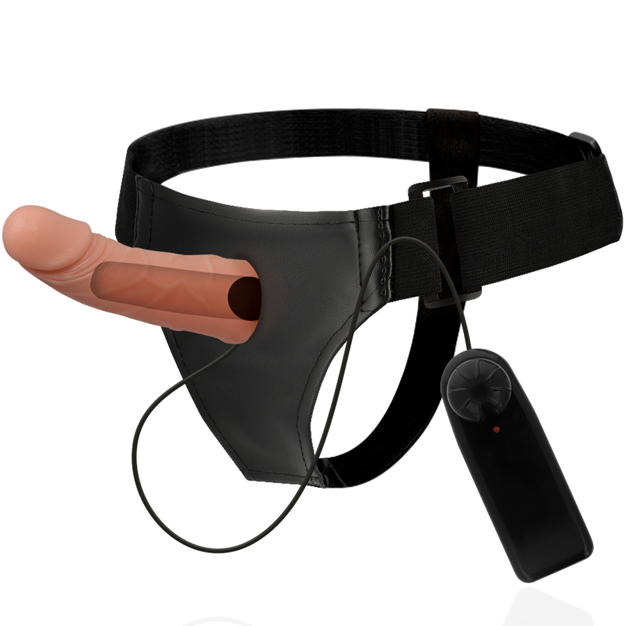 Imbracatura Fallica Cava con Vibratore Harness Attraction — TPR
