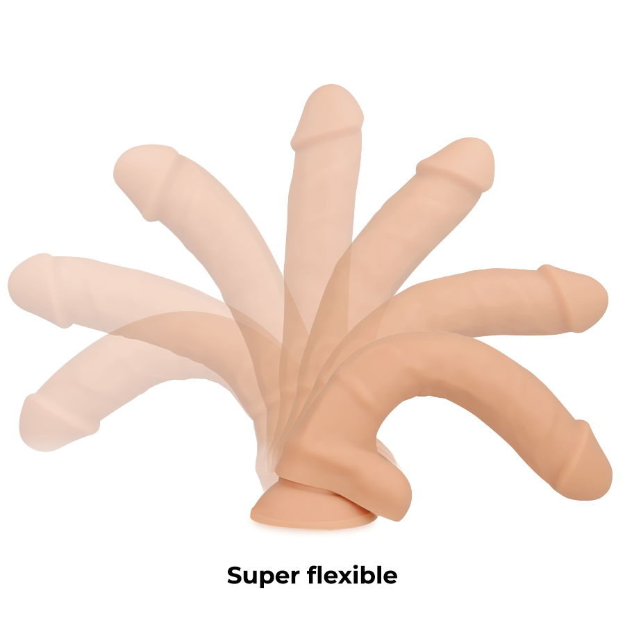 Dildo Realistico Flessibile Cock Miller — Silicone 19,5 cm