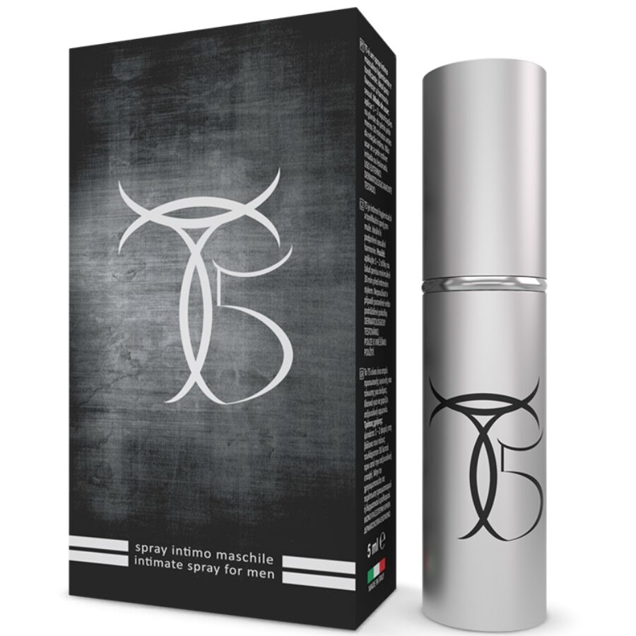 Spray Ritardante Uomo Intimateline T5 — Base Vegetale, 5 ml