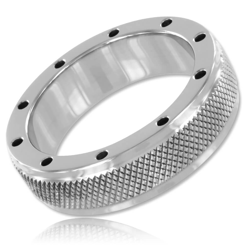 Anello Fallico in Acciaio Metal Hard — 40 mm