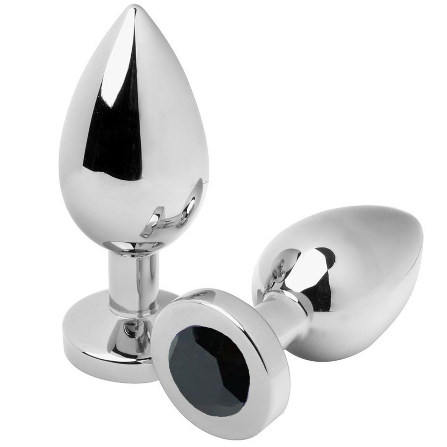 Plug Anale in Acciaio Metal Hard Diamond — Medio, 7.62 cm