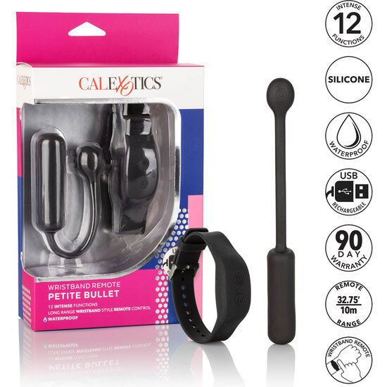 Uovo Vibrante con Telecomando Braccialetto Calexotics Petite Bullet