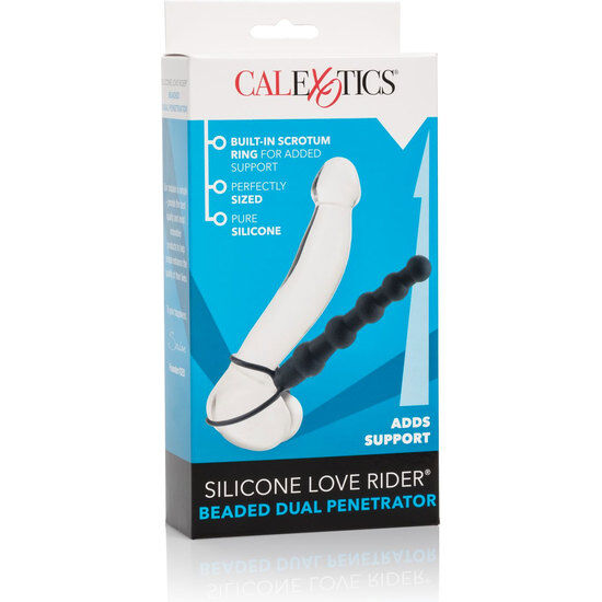 Imbracatura Strapless con Perline Calexotics Love Rider — Nero