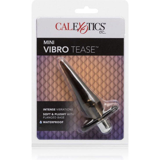Plug Anale Vibrante Calexotics Mini Vibro Tease — TPR Trasparente