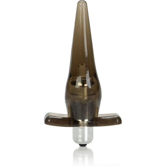 Plug Anale Vibrante Calexotics Mini Vibro Tease — TPR Trasparente