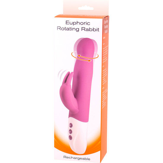 Vibratore Rabbit Punto G Seven Creations Euphoric — 23 cm, Lilla