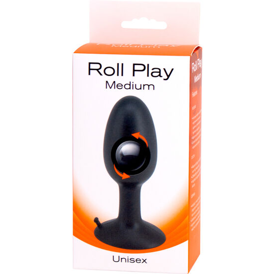 Plug Anale con Sfera Rotante Seven Creations Roll Play — 10 cm