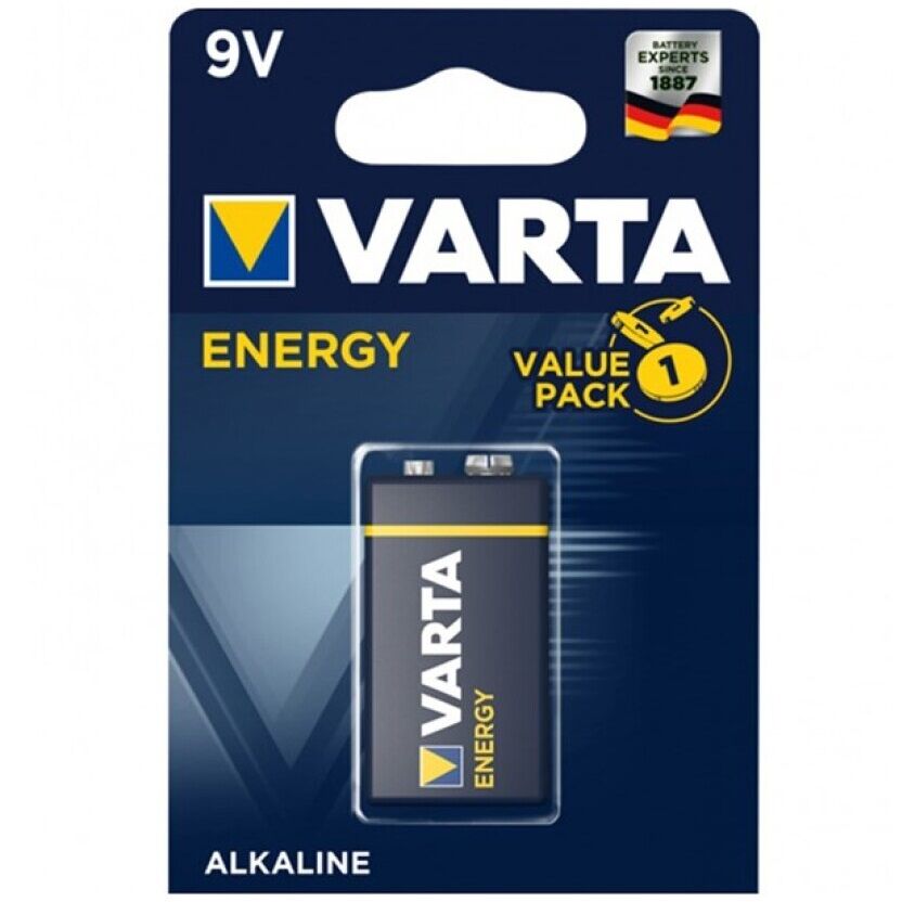 Batteria Alcalina 9V Varta Energy LR61 — 1 Unità