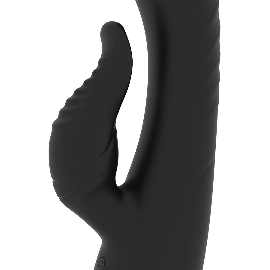 Vibratore Rabbit Doppio Motore Rithual Anusara — Silicone, Nero