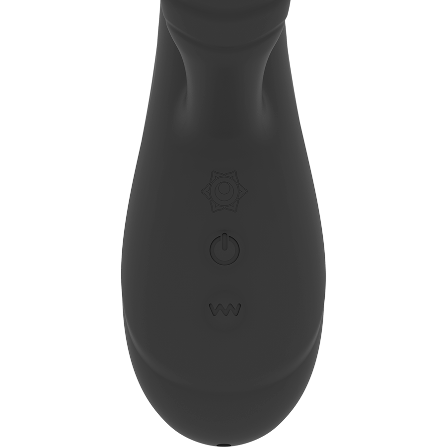 Vibratore Rabbit Doppio Motore Rithual Anusara — Silicone, Nero