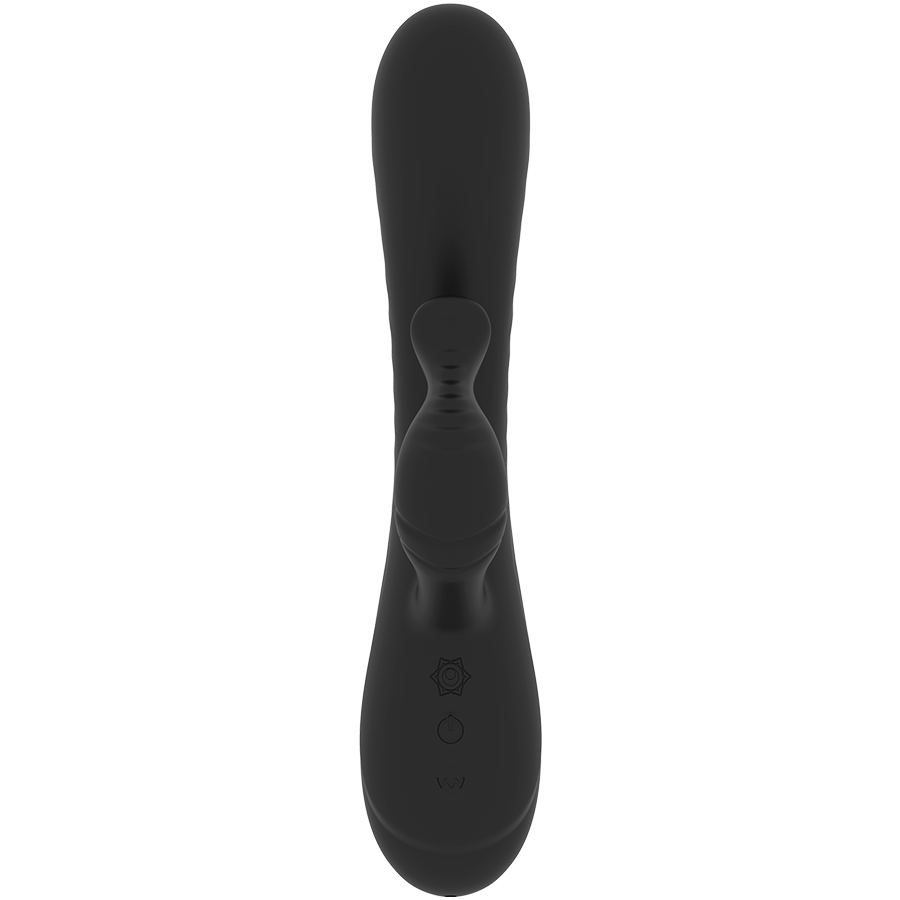Vibratore Rabbit Doppio Motore Rithual Anusara — Silicone, Nero