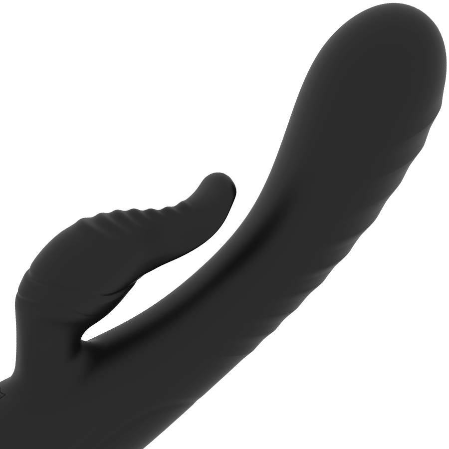 Vibratore Rabbit Doppio Motore Rithual Anusara — Silicone, Nero
