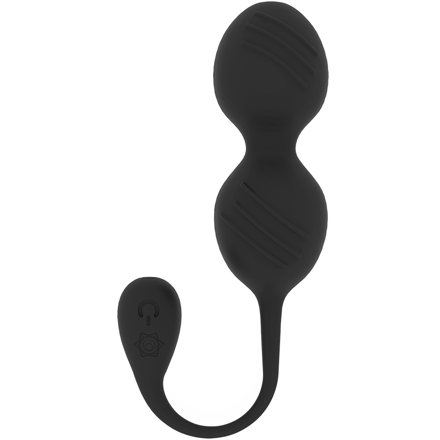 Sfere Kegel Vibranti Ricaricabili Rithual Nisha — Nere