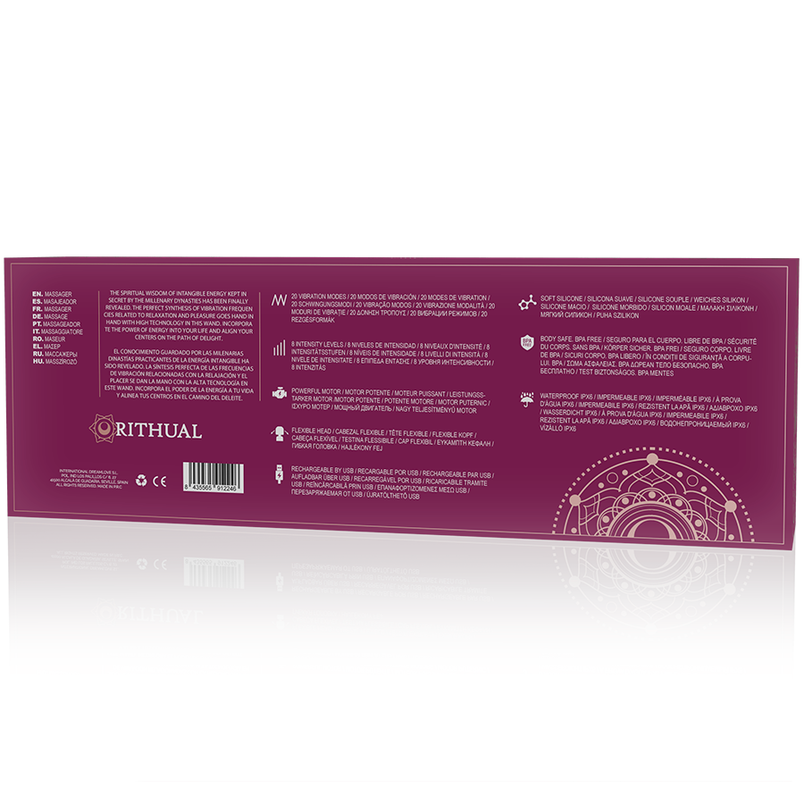 Vibratore Wand Ricaricabile Rithual Akasha 2.0 — Orchidea