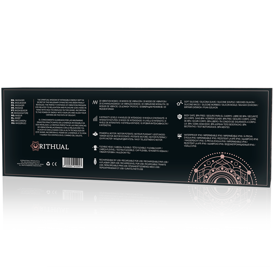 Vibratore Wand Ricaricabile Rithual Akasha 2.0 — 20 Modalità
