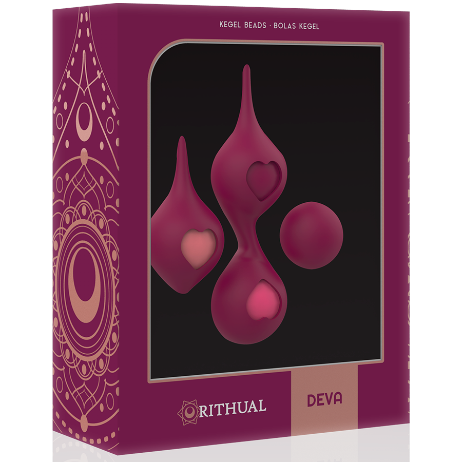 Kit Palline Vaginali Allenamento Pelvico Rithual Deva — 4 Pesi