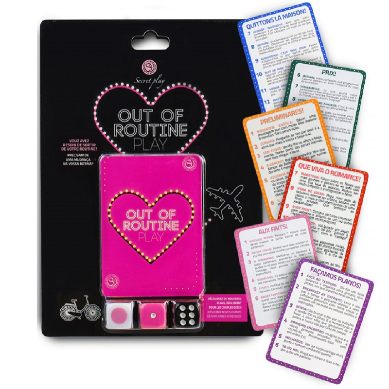 Gioco di Coppia Romantico Secretplay Out of Routine — Dadi