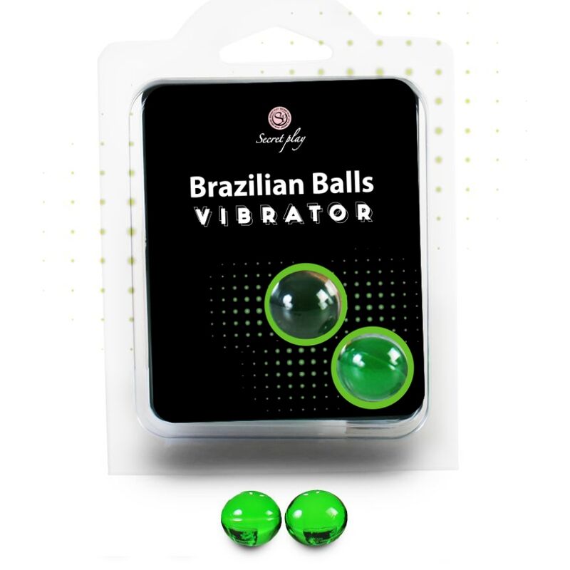 Palline Brasiliane Vibranti Secretplay Shock — Set 2 Pezzi