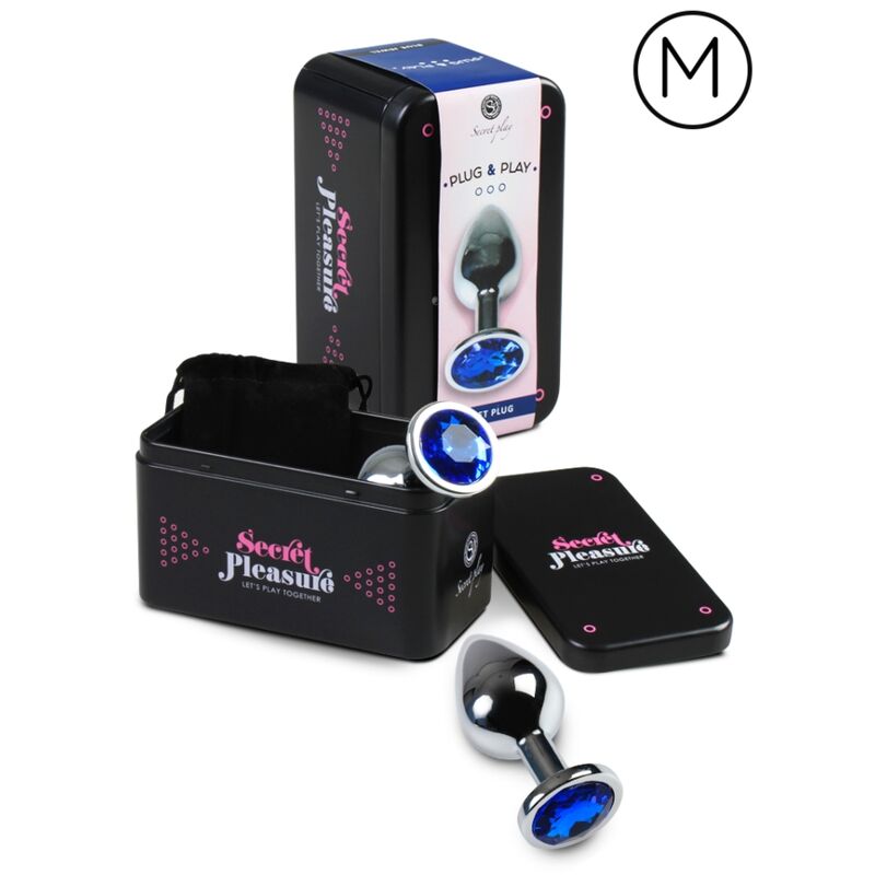 Plug Anale in Metallo Secretplay — Alluminio, Misura M