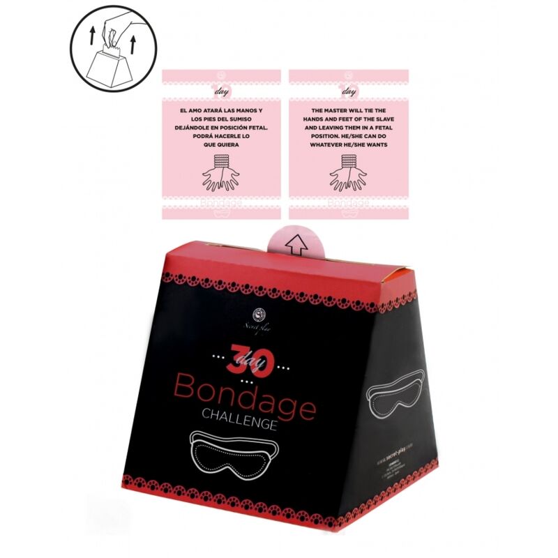 Gioco Bondage 30 Giorni Secretplay Sfida — Carte Sfida BDSM