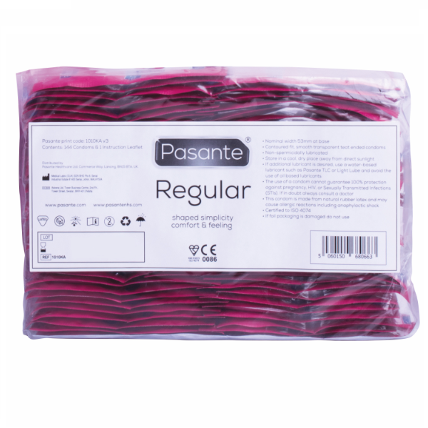 Preservativi Regolari Pasante Regular — 144 Unità