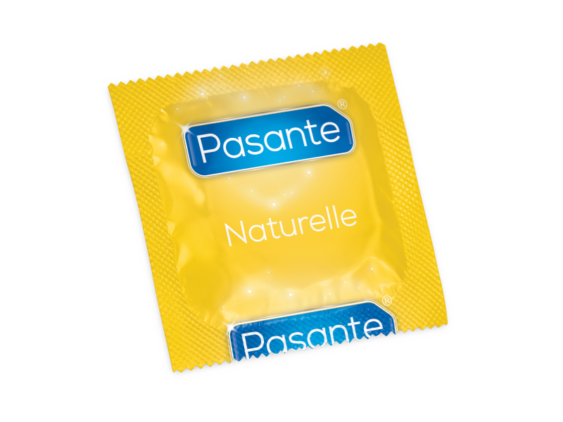 Preservativo Sottile Pasante Naturelle — Forma Conica, 3 Pezzi