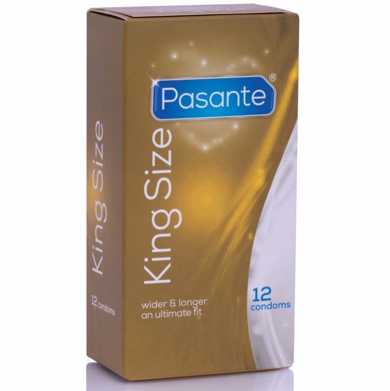 Preservativi King Size Pasante — 205 mm, 12 Unità