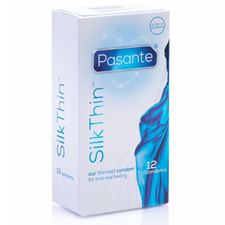 Preservativi Sottili Pasante Seta Silk Thin — 12 Unità