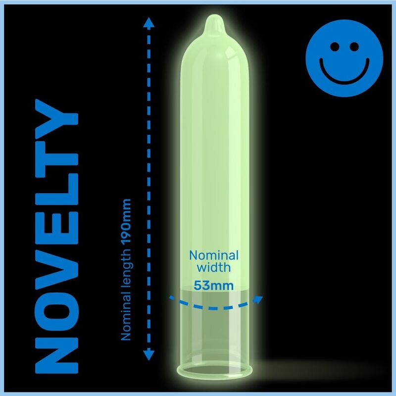 Preservativi Fosforescenti Pasante Glow — 12 Unità