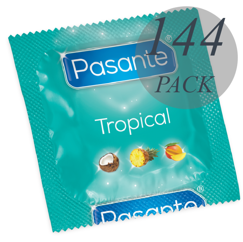 Preservativi ai Gusti Tropicali Pasante Tropical — 144 pz