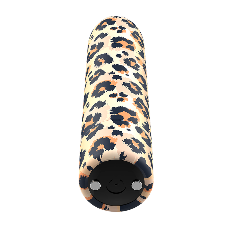 Uovo Vibrante Ricaricabile Custom Bullets Leopard — 10 Modalità